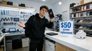 Cheap screens hurt repair business